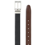 Berbanto Diamond Weave Reversible Belt – Silver Buckle