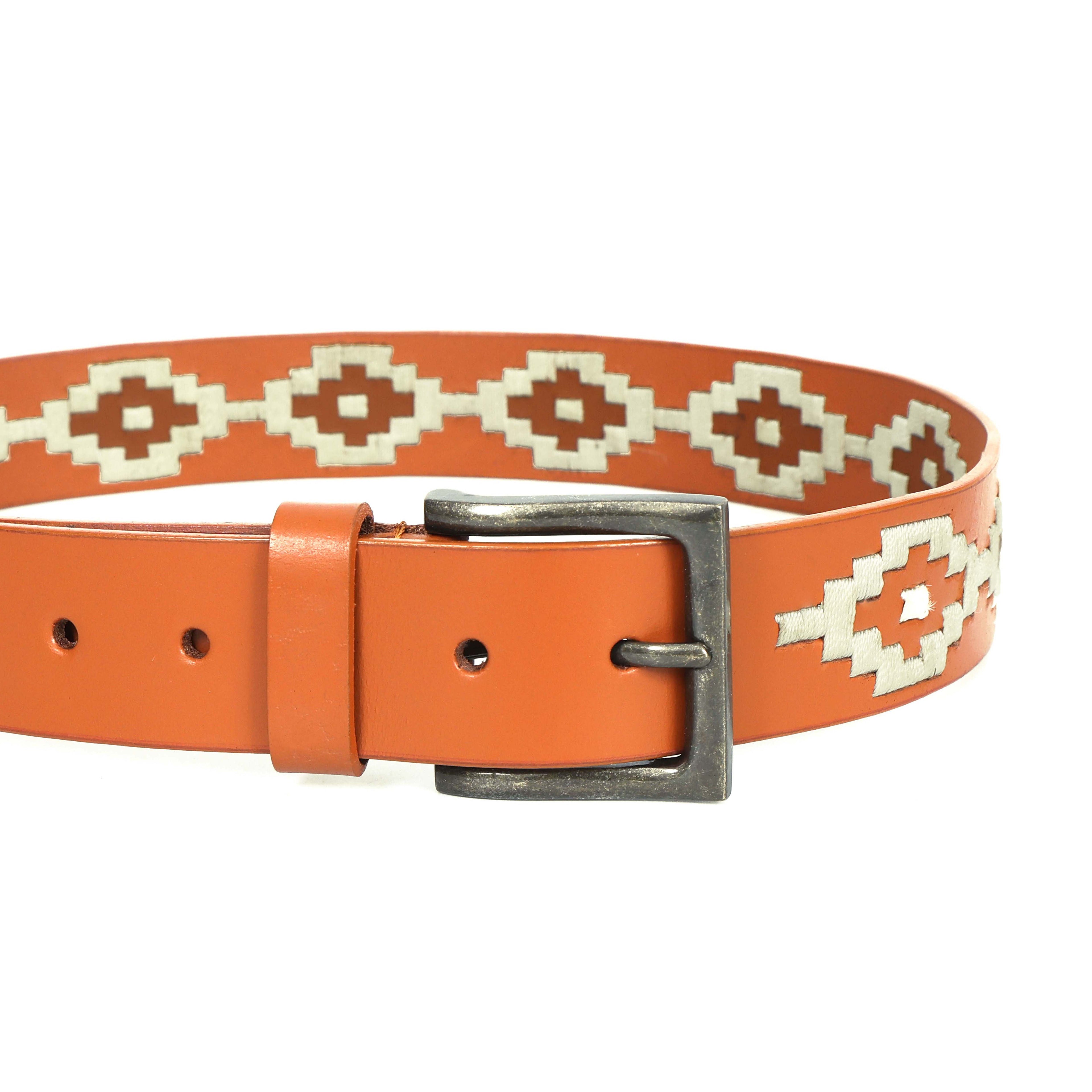 Berbanto Carson Full-Grain Polo Belt - Tan