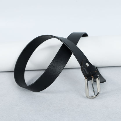 Black Full Grain Leather Belt – Classic Genuine Leather