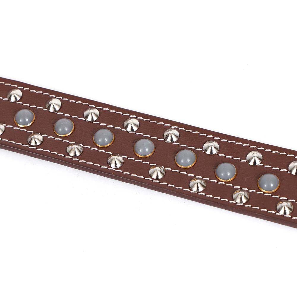 Berbanto Hudson Full-Grain Studded Leather Belt