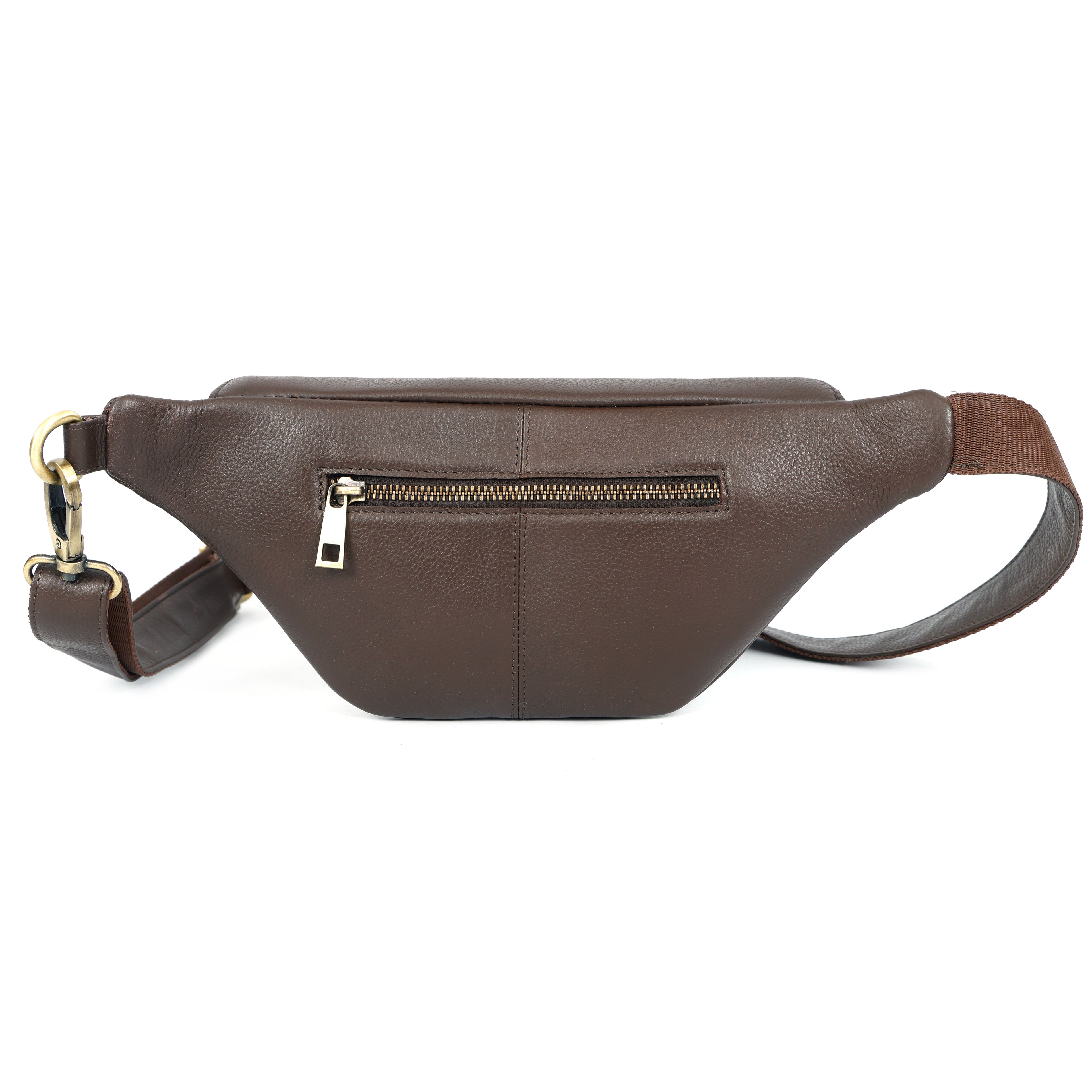 Berbanto Viceroy Sling | Espresso Brown Leather Crossbody Bag for Men & Women