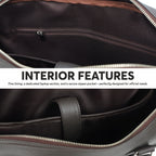 Dark Brown Full-Grain Leather Laptop Bag