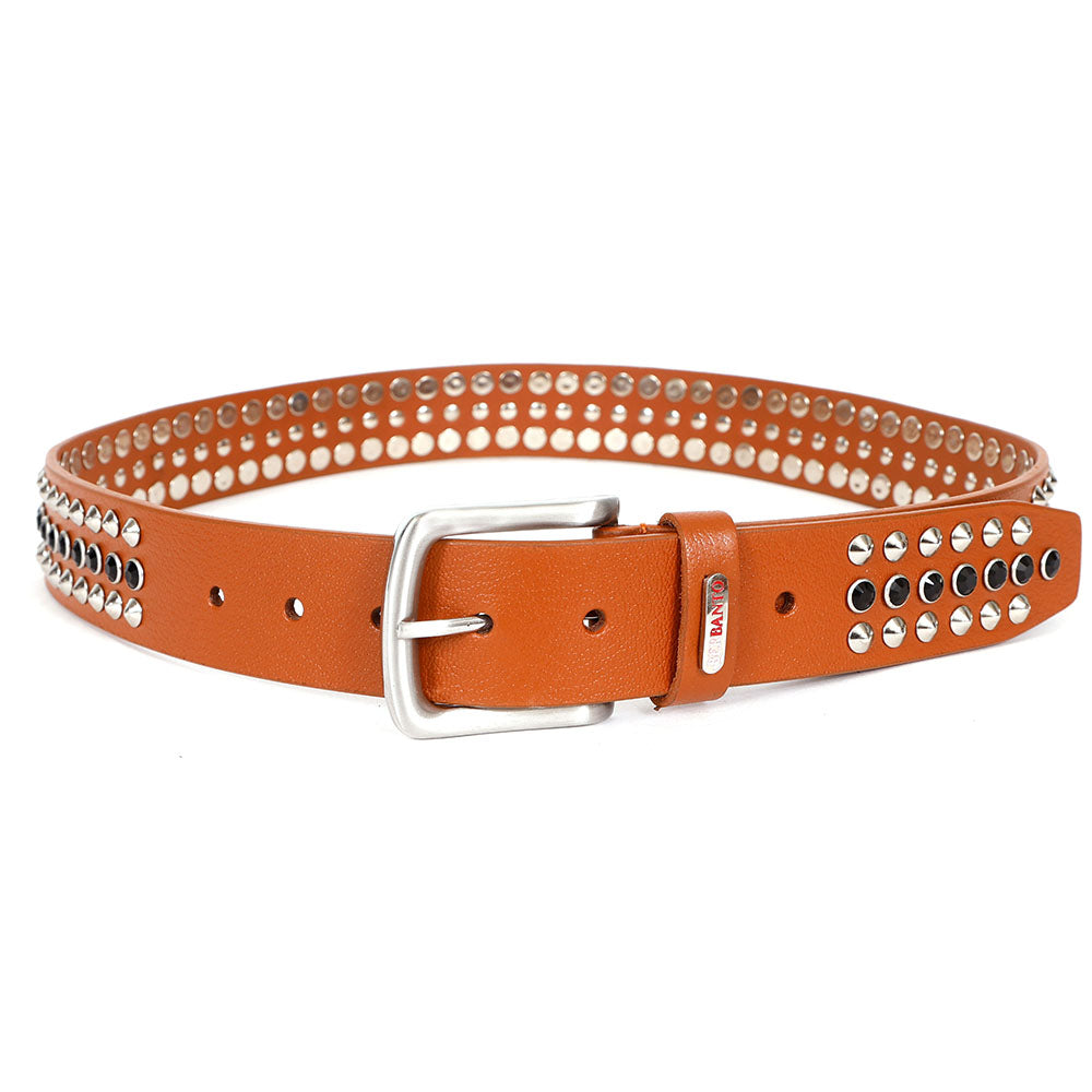 Berbanto Vanguard Full-Grain Studded Leather Belt