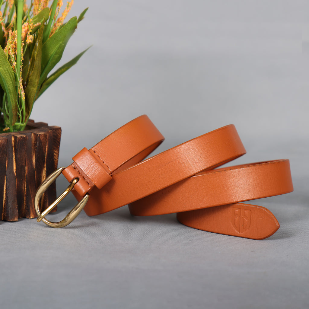 Berbanto Siena Classic Women’s Tan Leather Belt