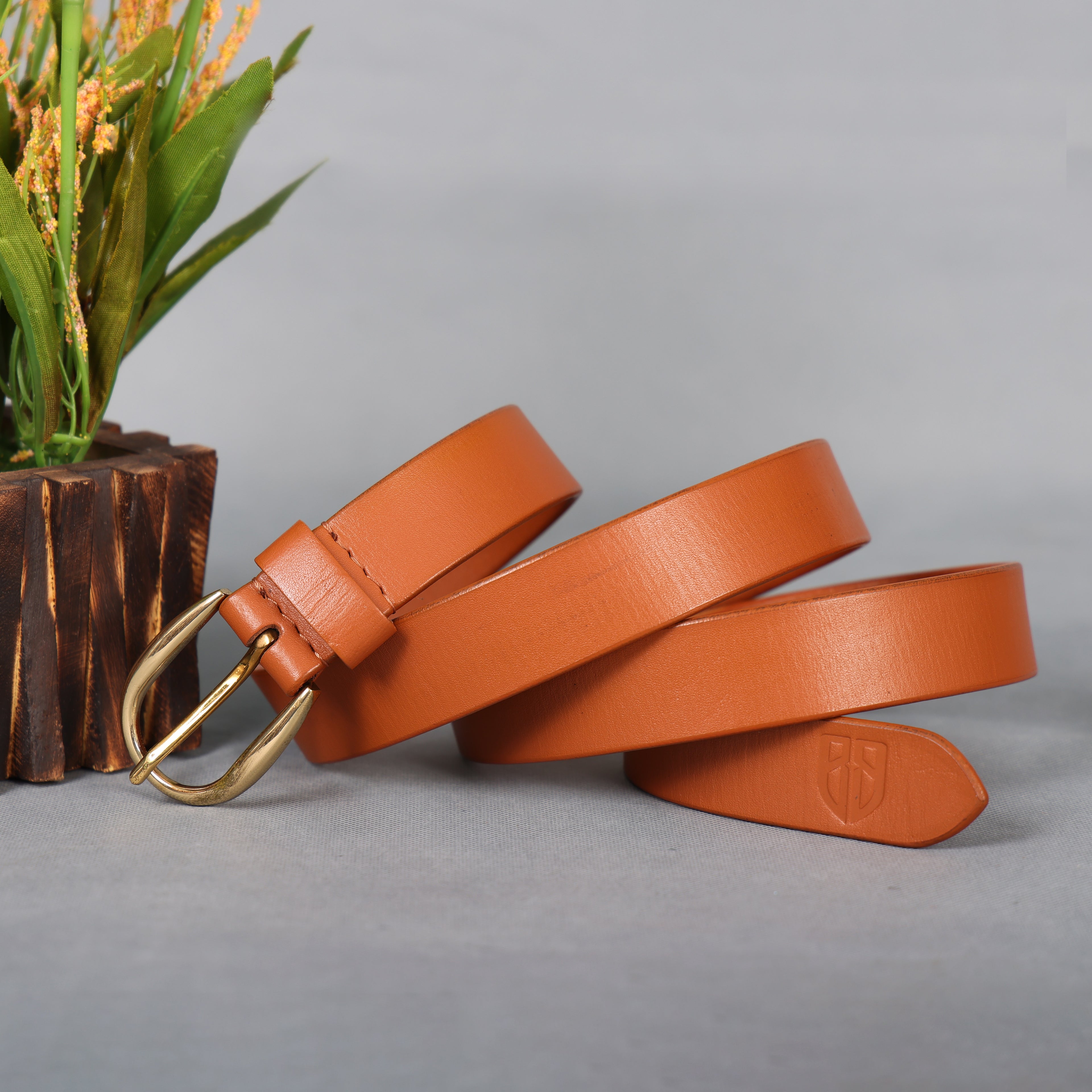 Berbanto Siena Classic Women’s Tan Leather Belt
