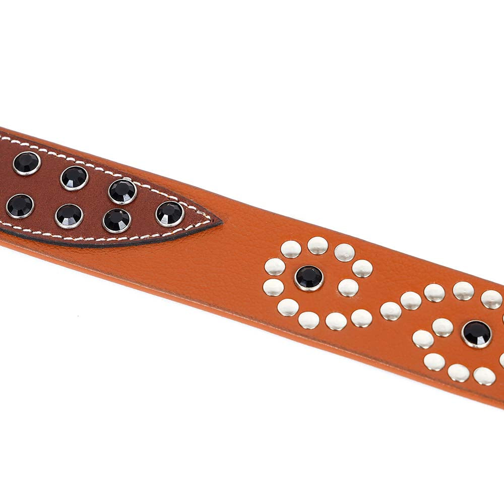 Berbanto Eclipse Full-Grain Studded Leather Belt