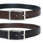 Berbanto Pebble Luxe Reversible Belt – Silver Buckle