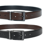 Berbanto Pebble Luxe Reversible Belt – Gunmetal Buckle