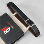 Berbanto Pebble Luxe Reversible Belt – Silver Buckle