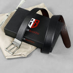 Berbanto Pebble Luxe Reversible Belt – Silver Buckle