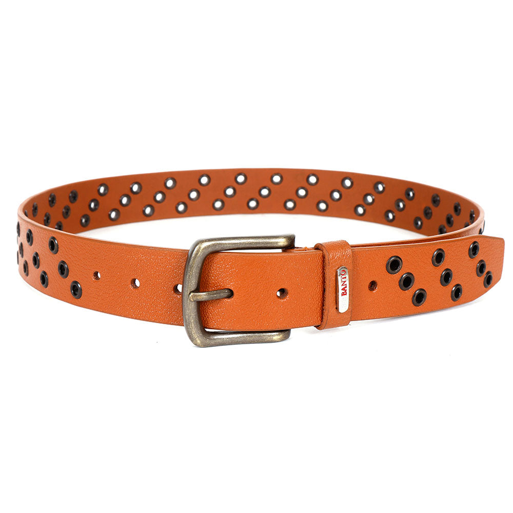 Berbanto Riotline Full-Grain Studded Leather Belt