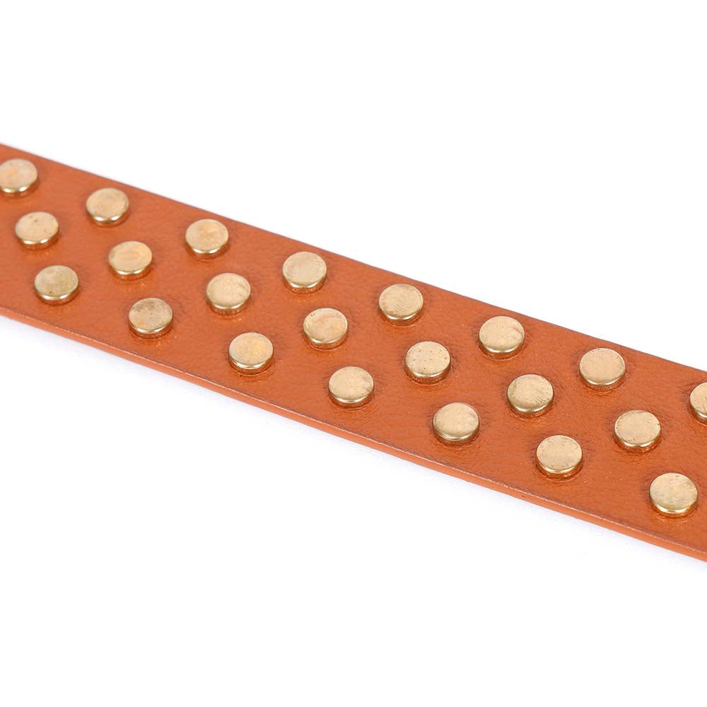 Berbanto Renegade Full-Grain Studded Leather Belt
