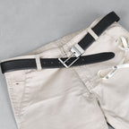 Berbanto Honeycomb Reversible Belt – Silver Buckle