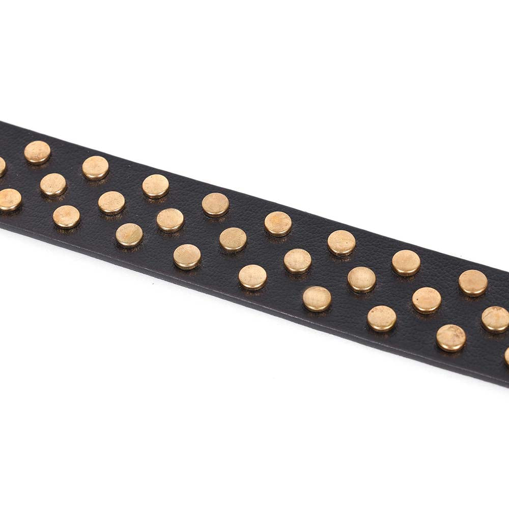 Berbanto Ironforge Full-Grain Studded Leather Belt