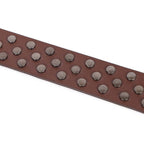 Berbanto Rustline Full-Grain Studded Leather Belt
