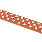 Berbanto Chrome Riot Full-Grain Studded Leather Belt