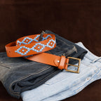 Berbanto Ashton Full-Grain Polo Belt - Tan Leather