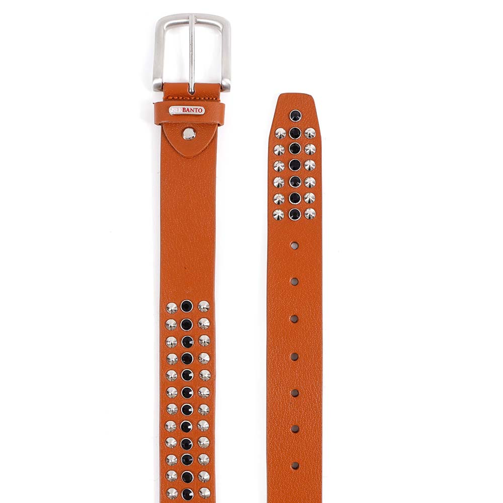 Berbanto Vanguard Full-Grain Studded Leather Belt