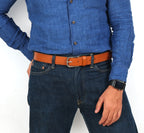 Berbanto Siena Leather Belt - Tan