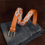 Berbanto Ashton Full-Grain Polo Belt - Tan Leather