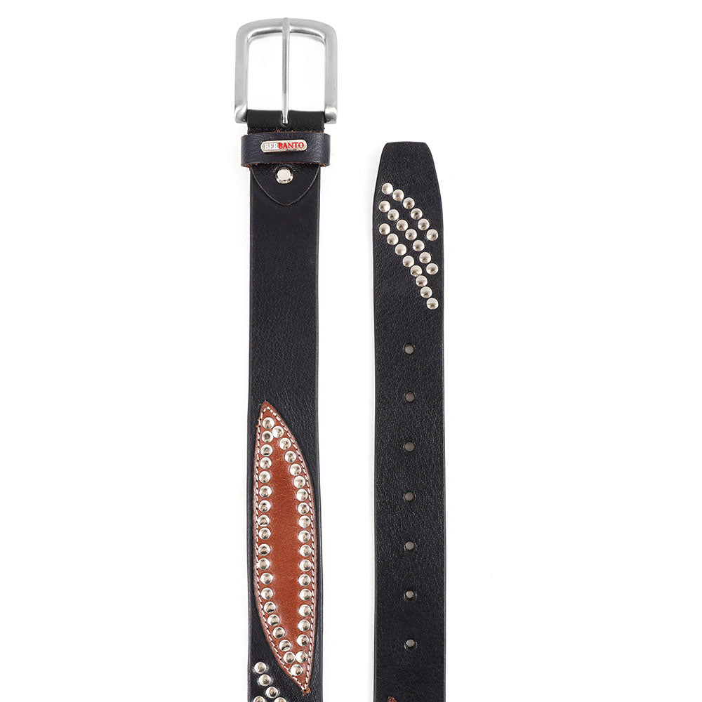 Berbanto Maverick Full-Grain Studded Leather Belt