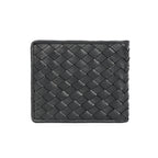Berbanto Woven Luxe Bifold Wallet – Obsidian Weave