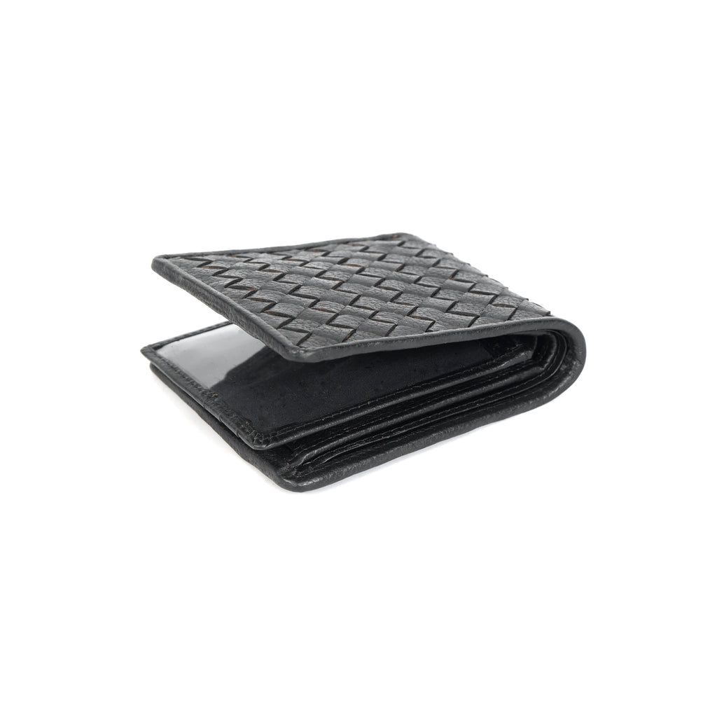 Berbanto Woven Luxe Bifold Wallet – Obsidian Weave