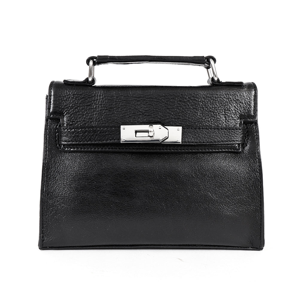 Berbanto Celeste Mini Satchel – Black Leather