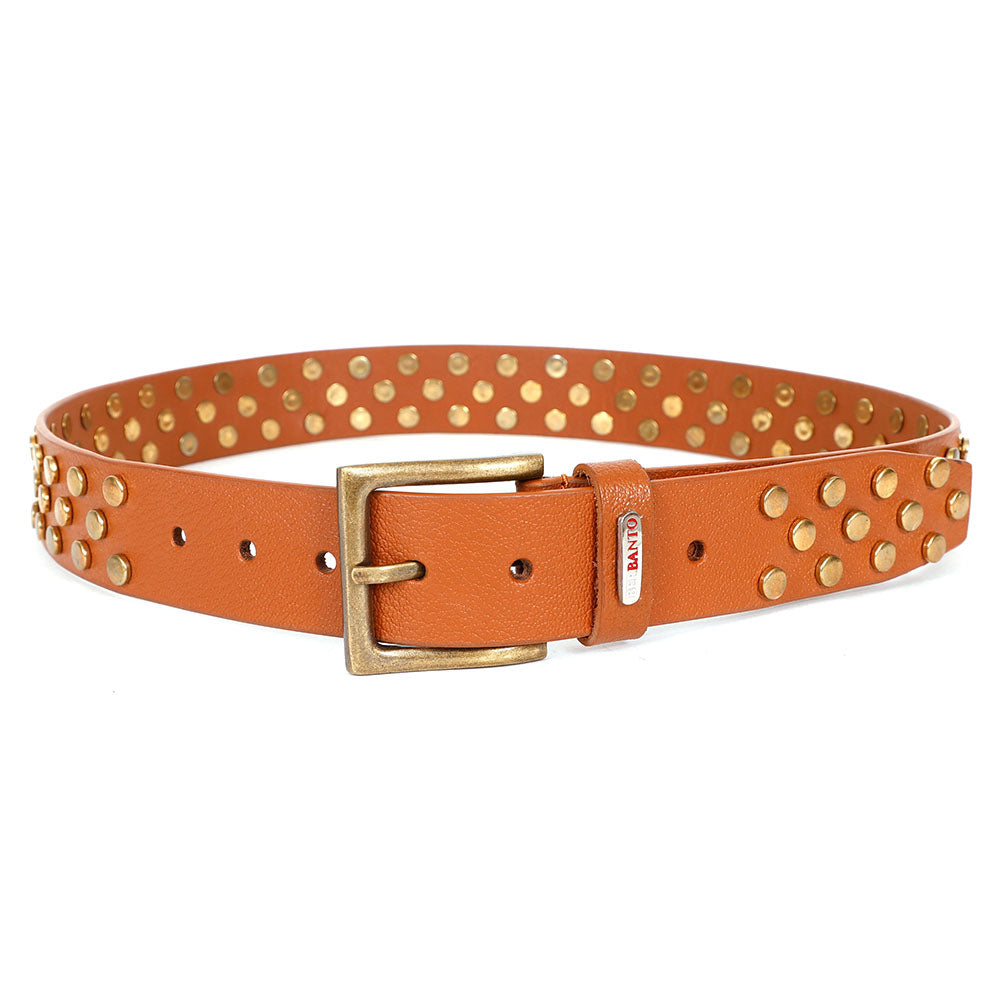 Berbanto Renegade Full-Grain Studded Leather Belt