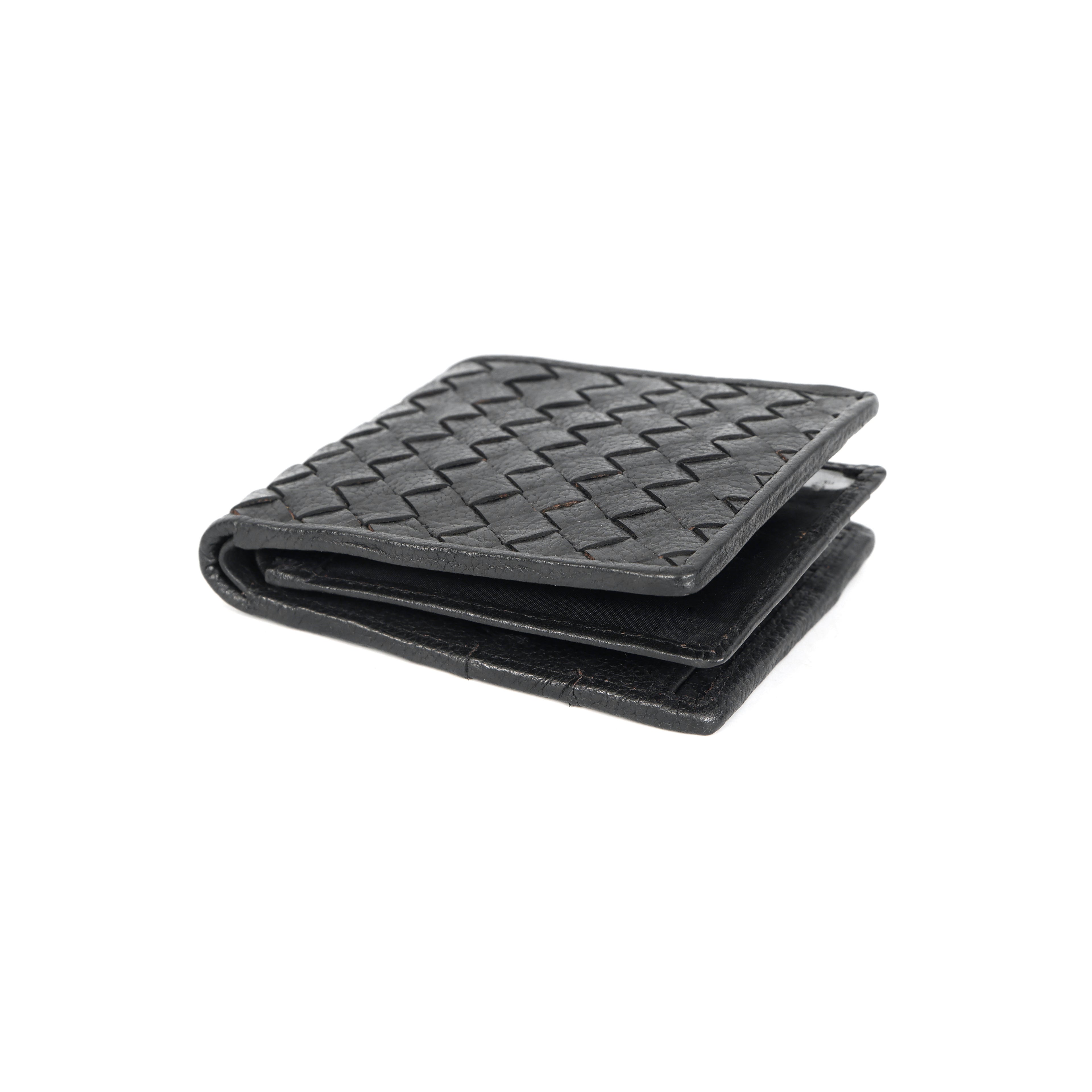 Berbanto Woven Luxe Bifold Wallet – Obsidian Weave