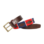 Berbanto Meridian Full-Grain Polo Belt – Brown Leather