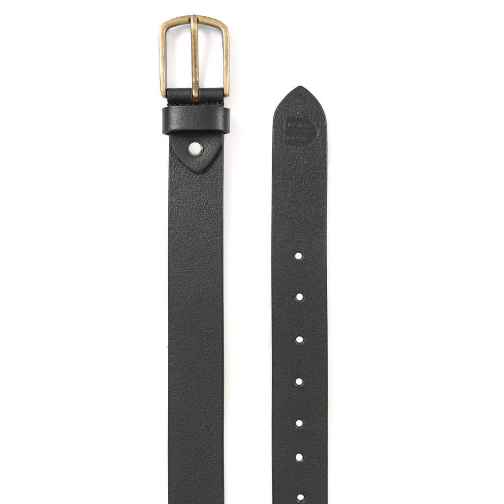 Berbanto Milano Leather Belt - Black