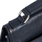 Berbanto Noelle Mini Satchel – Navy Leather