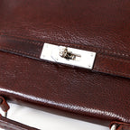 Berbanto Amara Mini Satchel – Chestnut Brown Leather