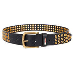 Berbanto Aurelis Full-Grain Studded Leather Belt