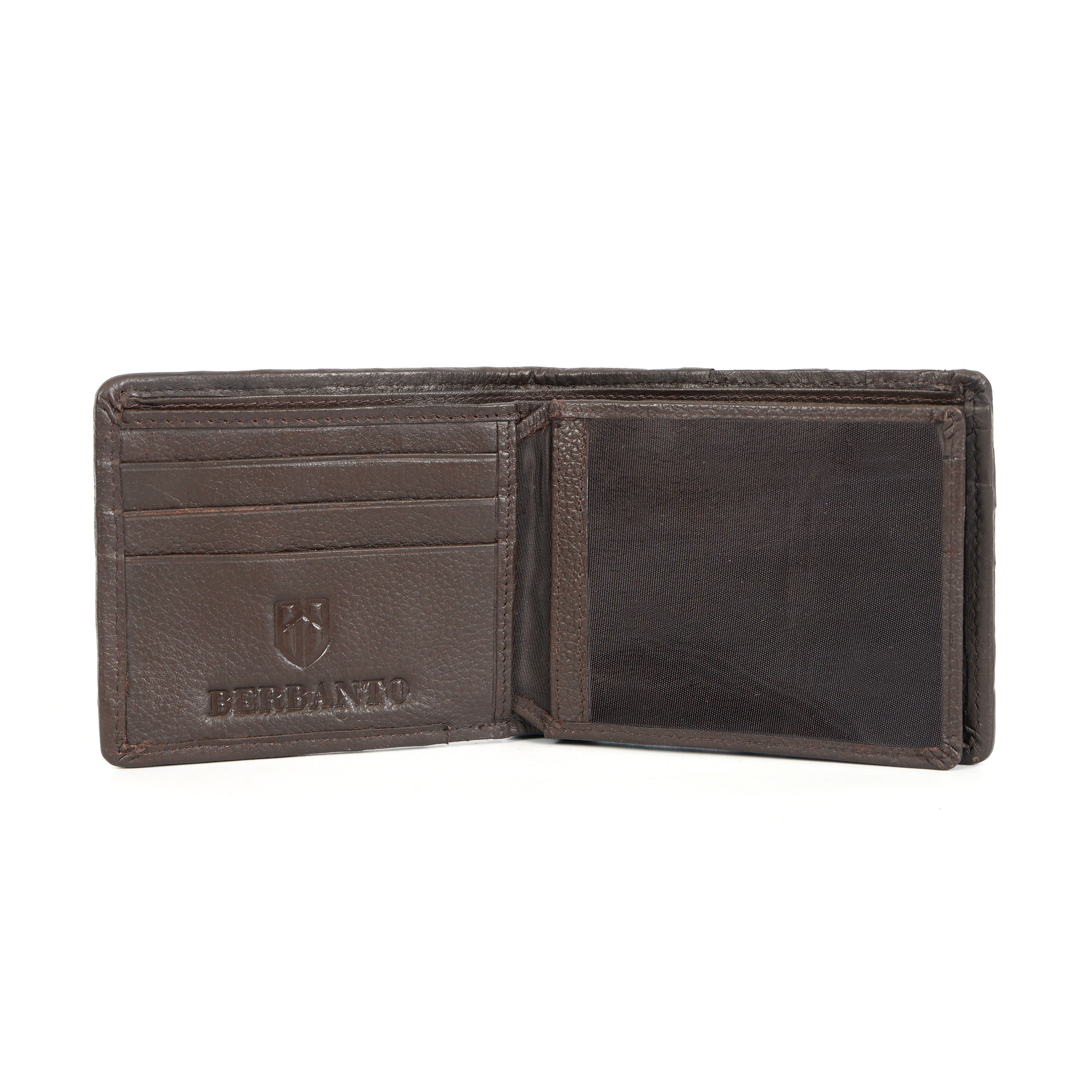 Berbanto Woven Luxe Bifold Wallet – Dark Mocha Weave