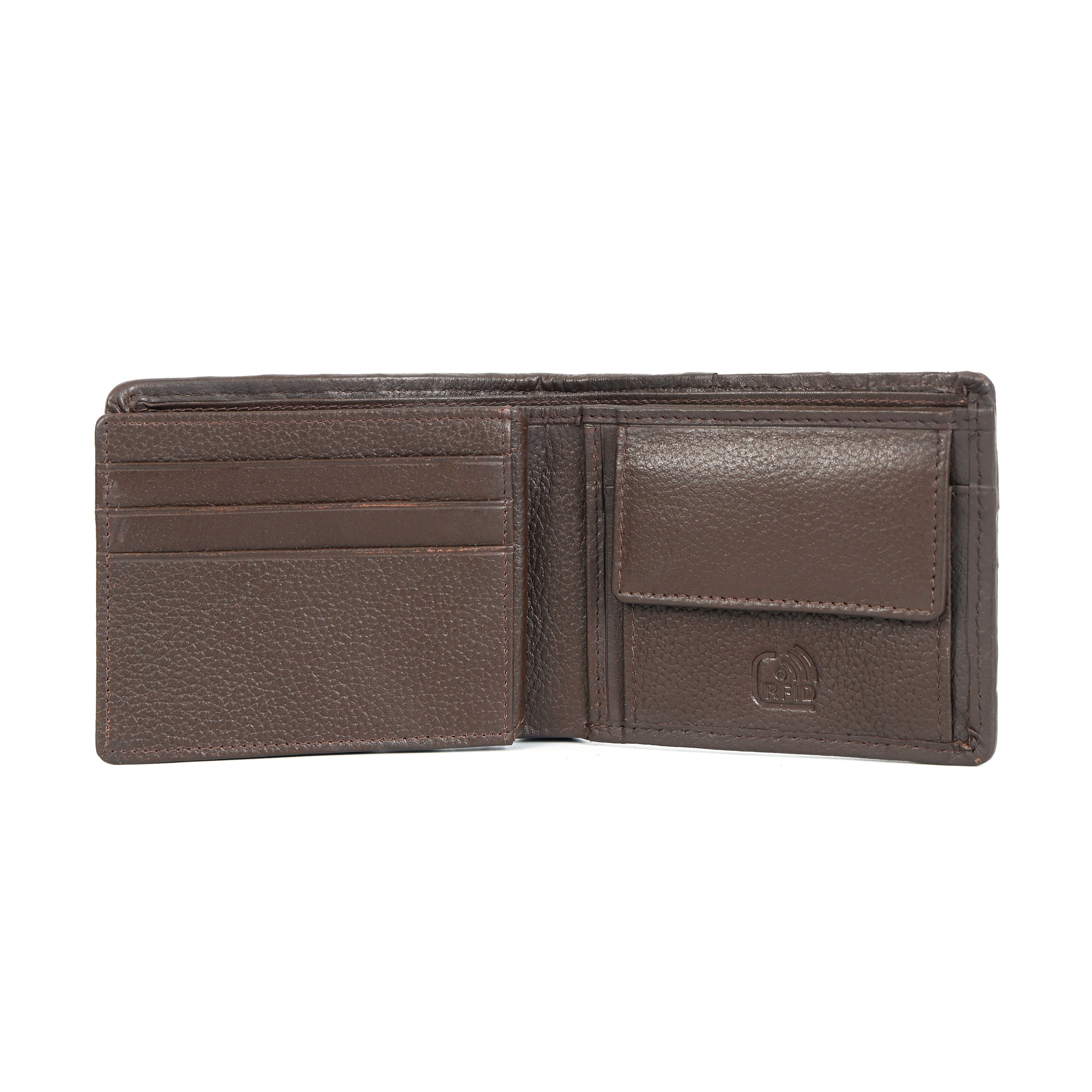 Berbanto Woven Luxe Bifold Wallet – Dark Mocha Weave