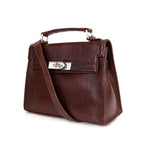 Berbanto Amara Mini Satchel – Chestnut Brown Leather