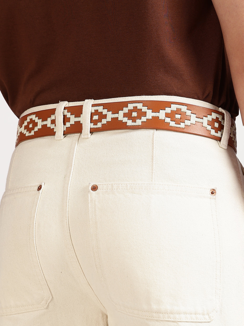 Berbanto Carson Full-Grain Polo Belt - Tan