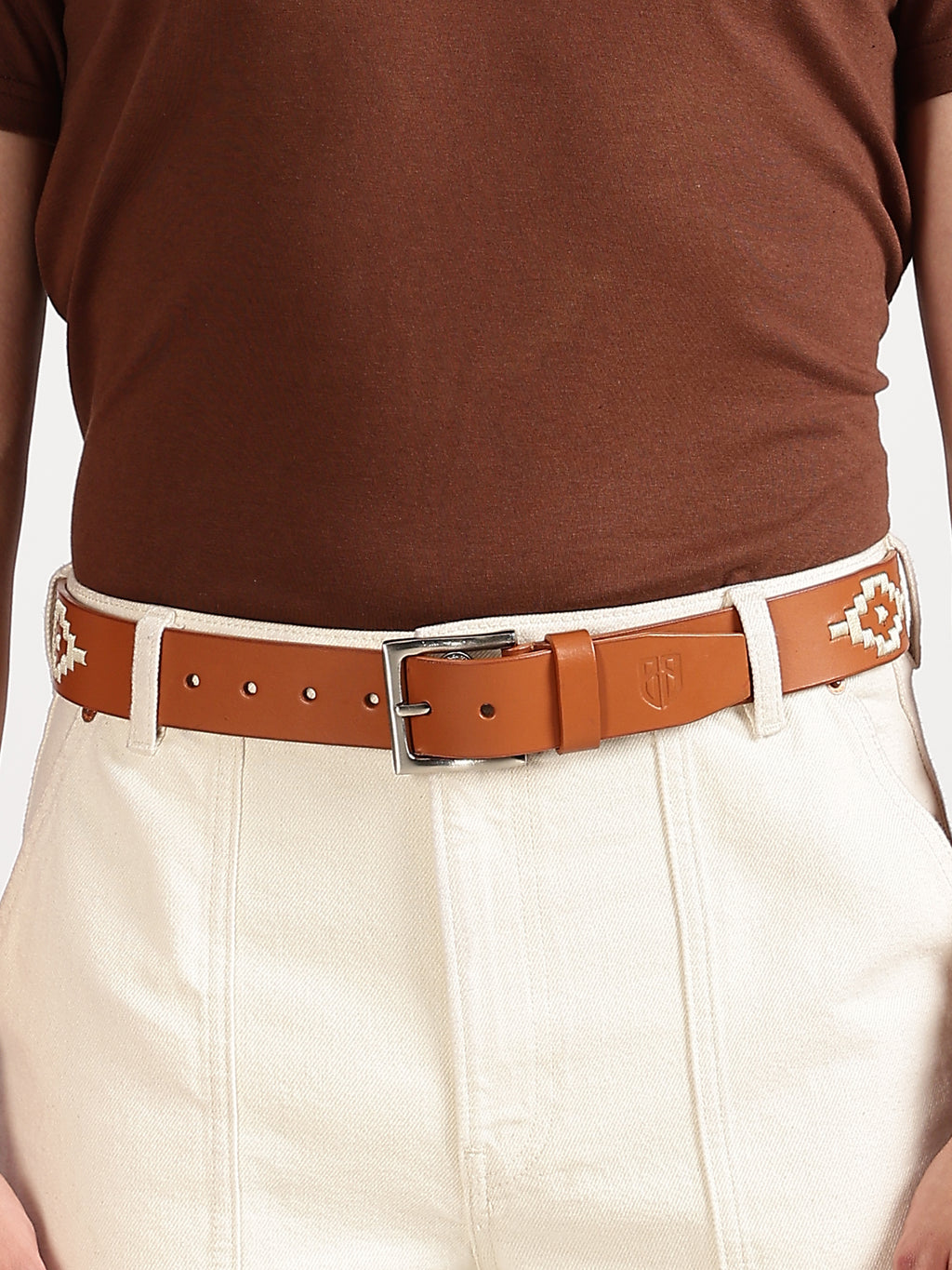 Berbanto Carson Full-Grain Polo Belt - Tan