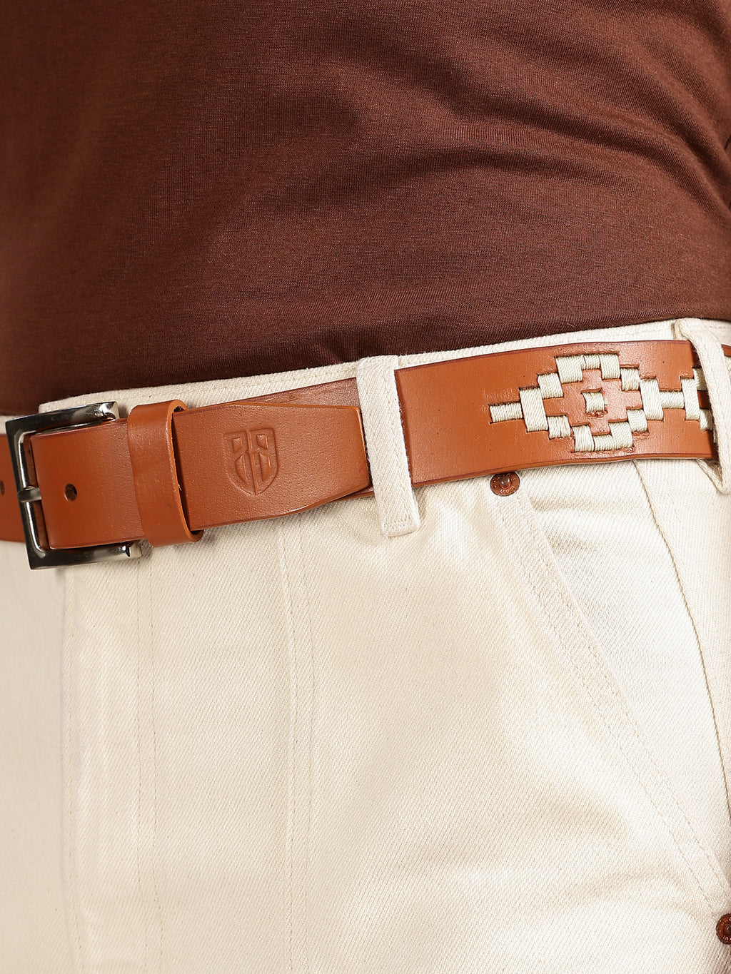 Berbanto Carson Full-Grain Polo Belt - Tan