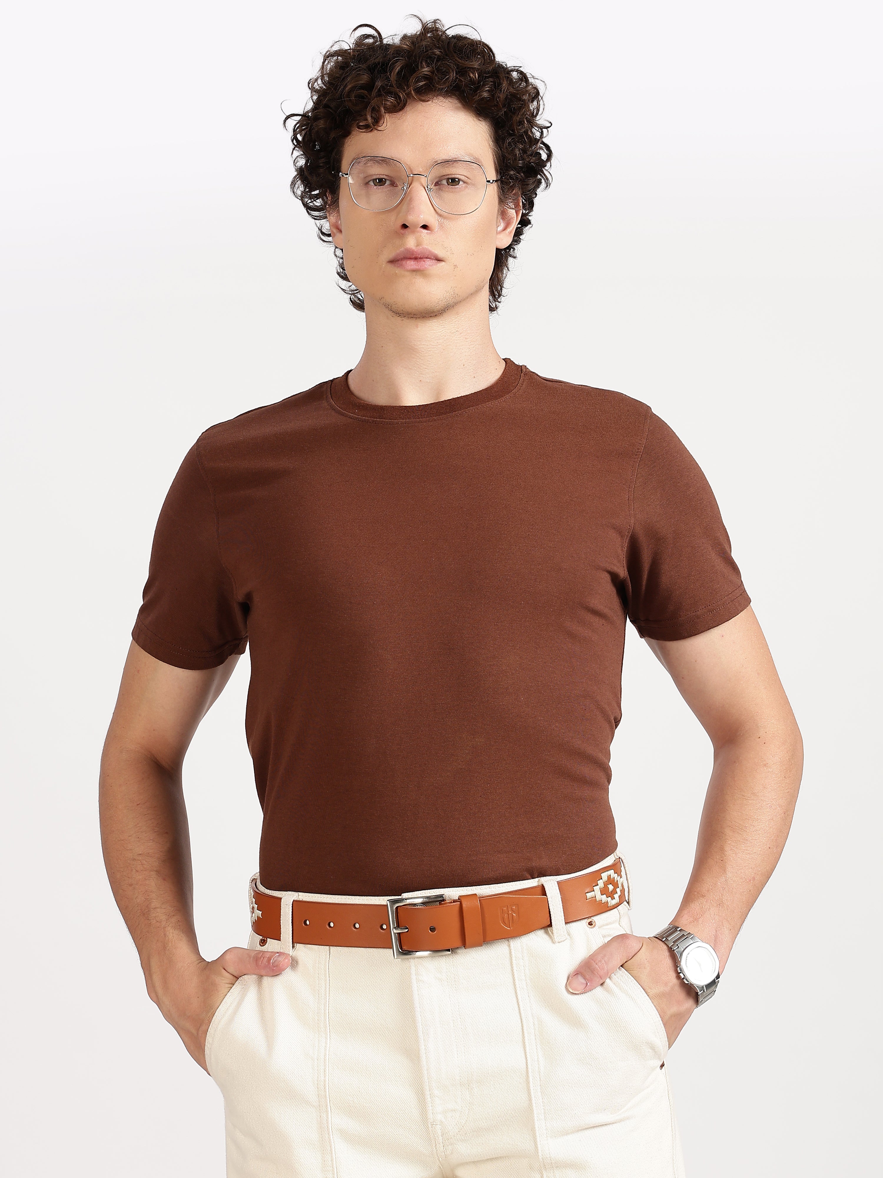 Berbanto Carson Full-Grain Polo Belt - Tan