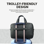 Black Full-Grain Leather Laptop Bag