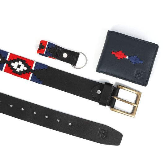The Gaucho Legacy Set - Handcrafted Belt, Wallet & Keyring Combo.