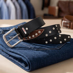 Berbanto Polaris Full-Grain Studded Leather Belt