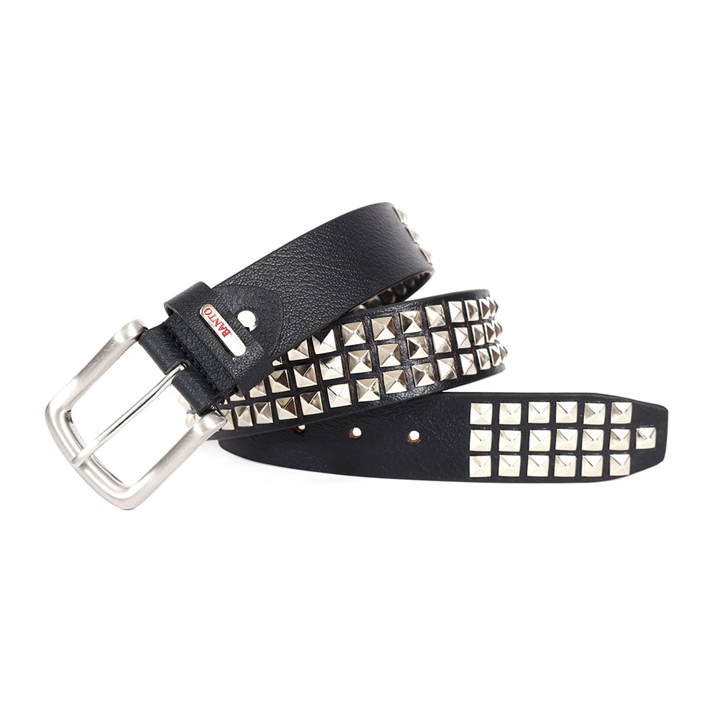 Berbanto Rocco Full-Grain Studded Leather Belt