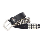 Berbanto Rocco Full-Grain Studded Leather Belt