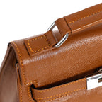 Berbanto Camille Mini Satchel – Camel Tan Leather