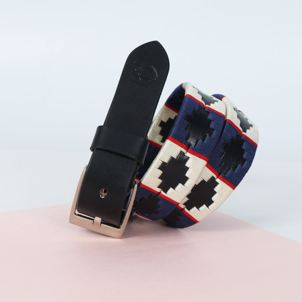 Berbanto Alpine Full-Grain Kind's Polo Belt – Black Leather