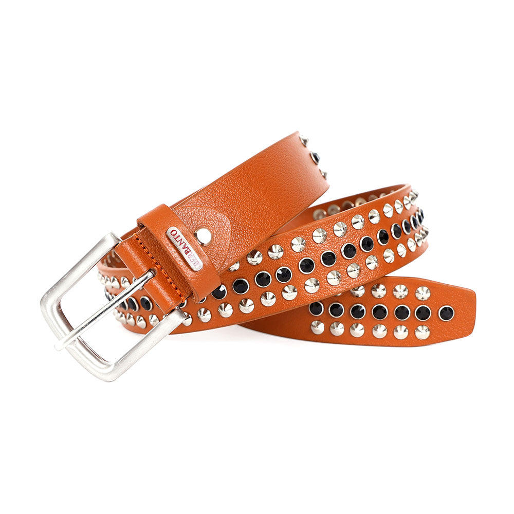 Berbanto Vanguard Full-Grain Studded Leather Belt